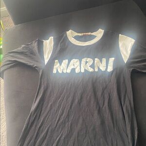 Marni Monochrome Logo Tee